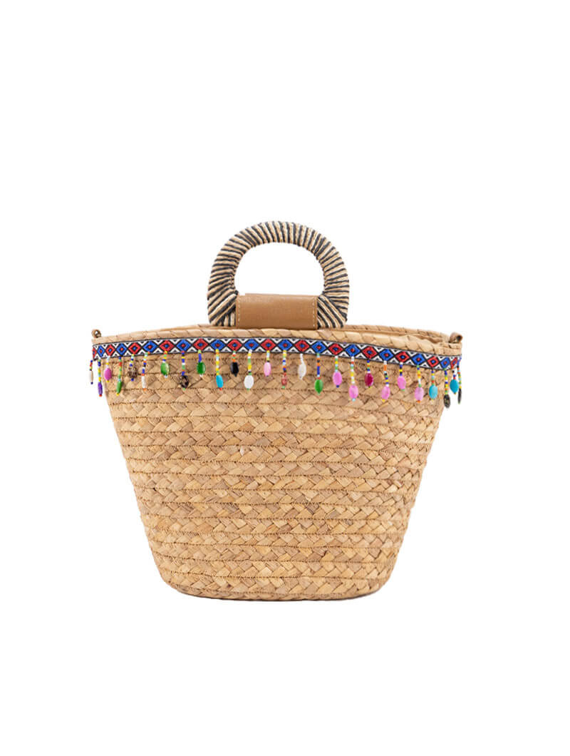 Sac tissé en paille